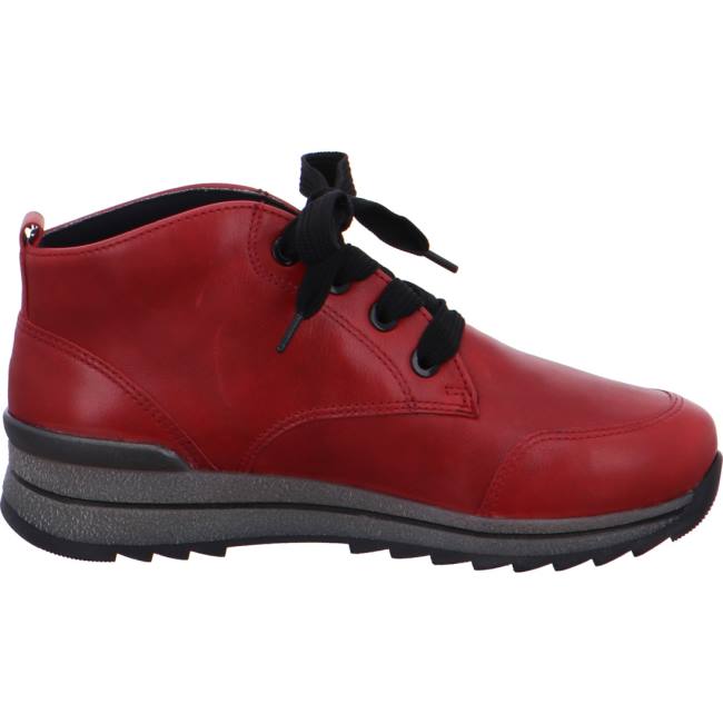 Red Ara Shoes Ankle Osaka Women's Lace Up Shoes | ARA814SYX