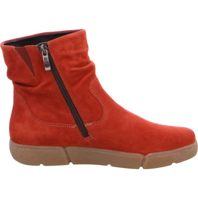 Red Ara Shoes Ankle Rom Women's Boots | ARA962TJK