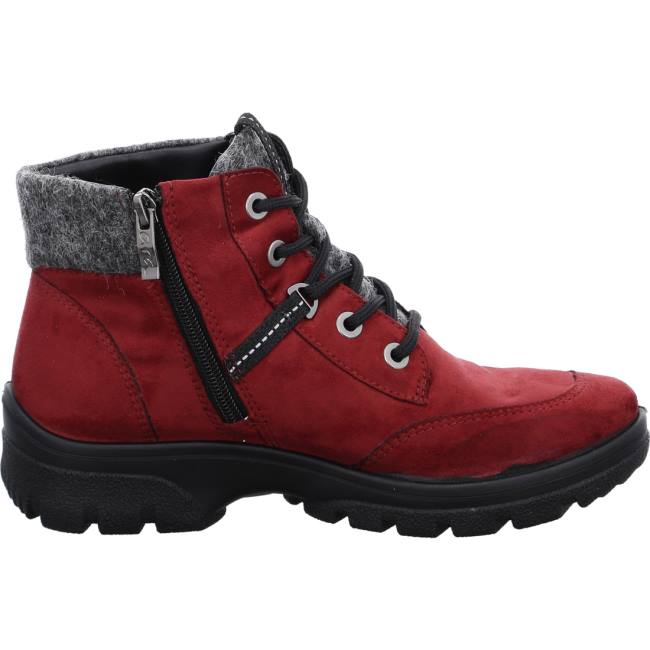 Red Ara Shoes Ankle Saas-fee Ruby Women's Boots | ARA421DIB