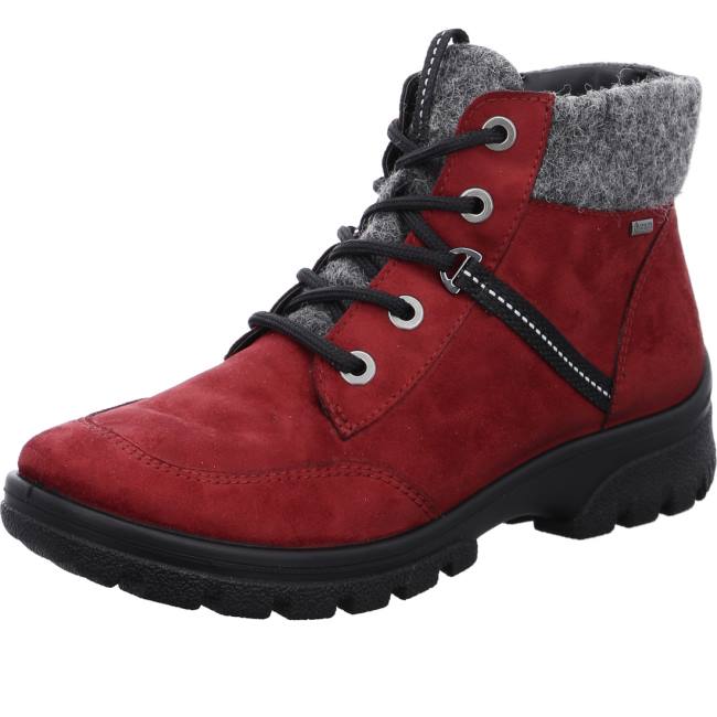 Red Ara Shoes Ankle Saas-fee Ruby Women\'s Boots | ARA421DIB