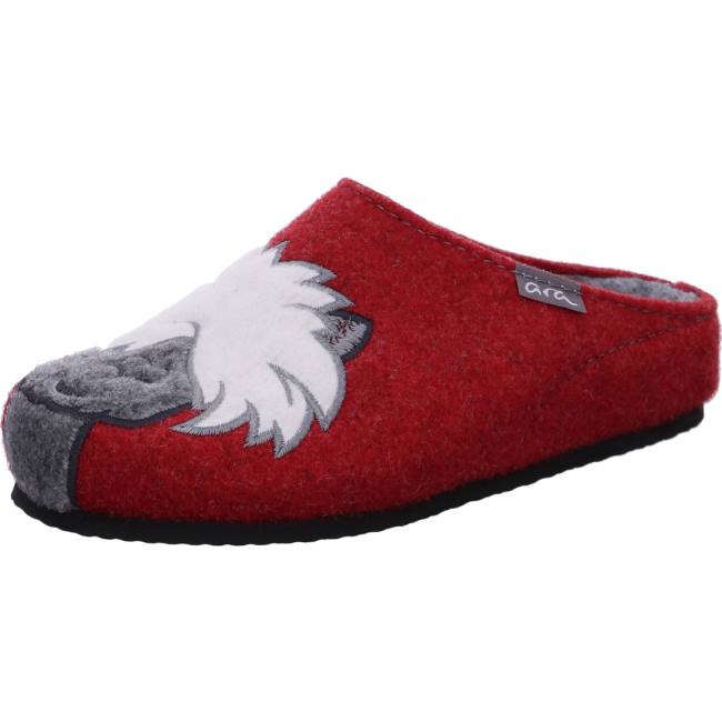 Red Ara Shoes Cosy Women\'s Slippers | ARA952YVP