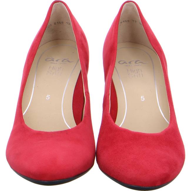 Red Ara Shoes Courts Marseille Women's Pumps | ARA612ZUR