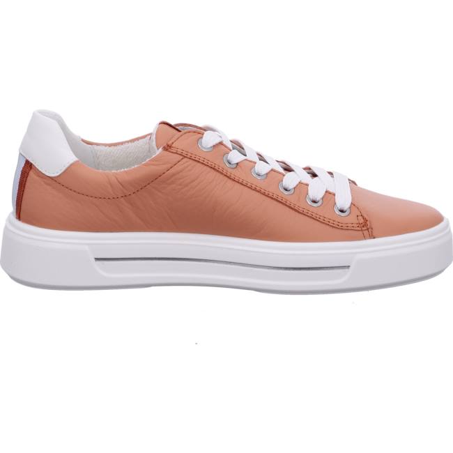 Red Ara Shoes Courtyard Peach Women's Sneakers | ARA601ZPU