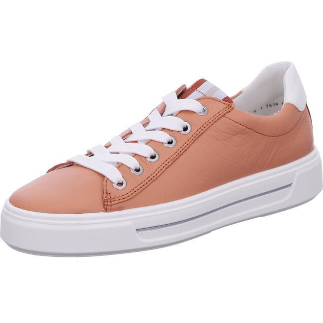 Red Ara Shoes Courtyard Peach Women\'s Sneakers | ARA601ZPU