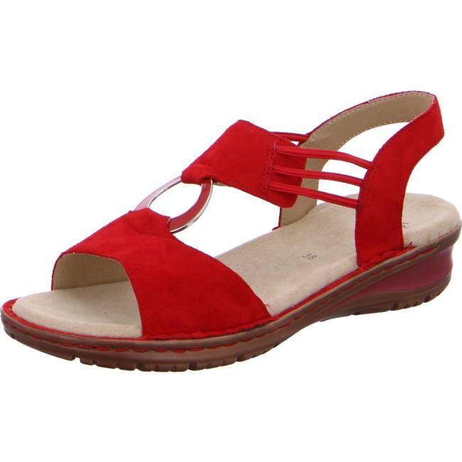 Red Ara Shoes Hawaii Women\'s Sandals | ARA829PZB