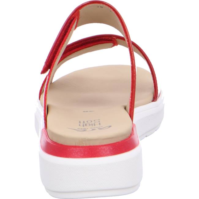 Red Ara Shoes Ibiza Women's Mules | ARA614BOC