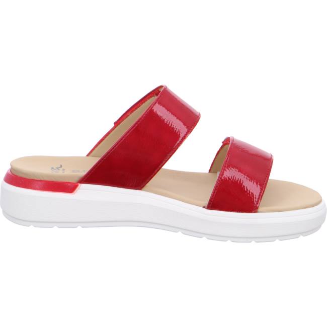 Red Ara Shoes Ibiza Women's Mules | ARA614BOC