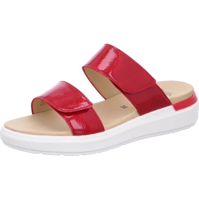 Red Ara Shoes Ibiza Women\'s Mules | ARA614BOC