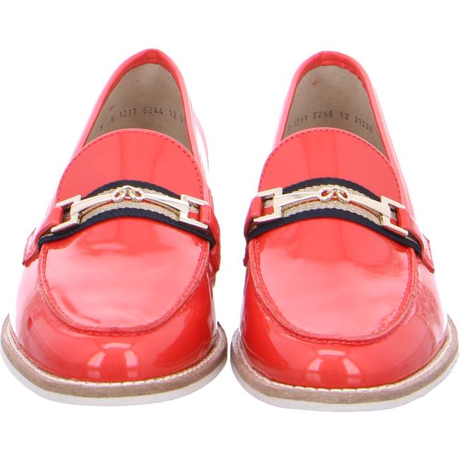 Red Ara Shoes Kent Women's Loafers | ARA491GJH