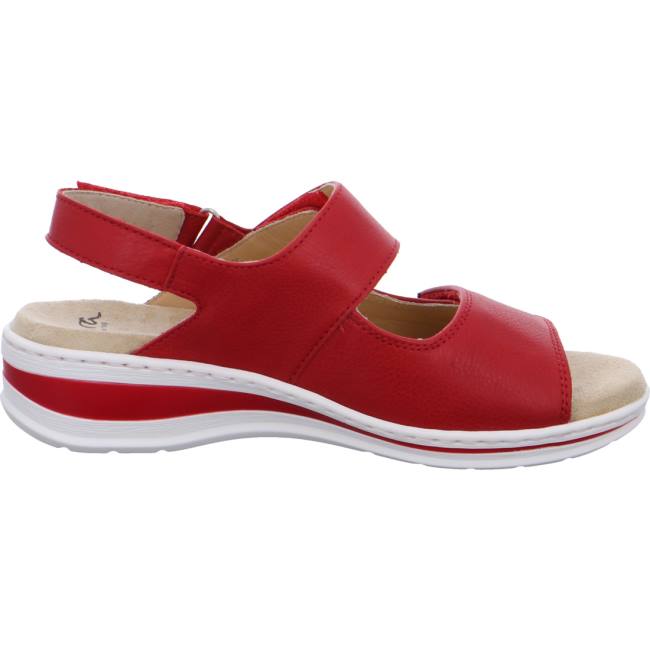 Red Ara Shoes Korfu Women's Sandals | ARA640DVW