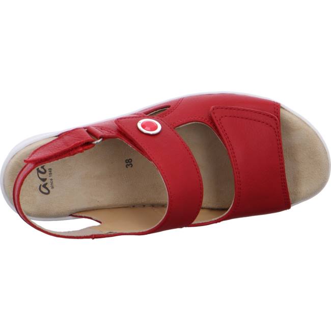 Red Ara Shoes Korfu Women's Sandals | ARA640DVW