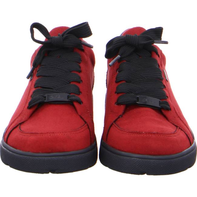 Red Ara Shoes Lace-ups Rom Women's Sneakers | ARA693MIL