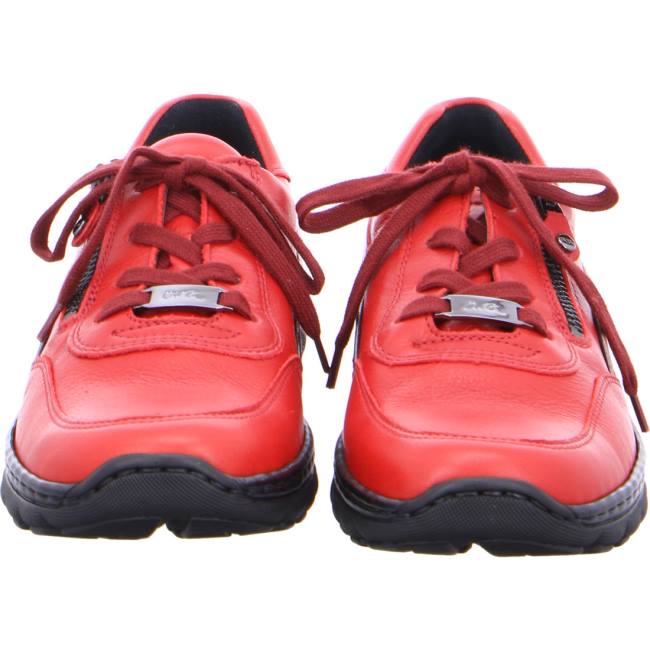 Red Ara Shoes Lace-ups Tampa Women's Sneakers | ARA896YFS