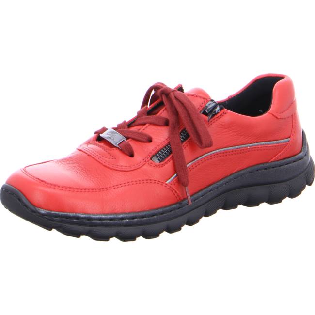 Red Ara Shoes Lace-ups Tampa Women\'s Sneakers | ARA896YFS