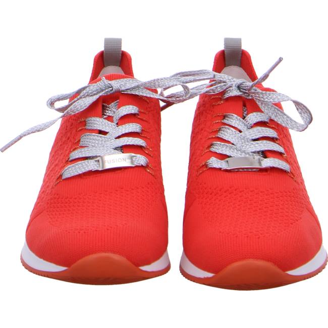 Red Ara Shoes Lissabon Women's Sneakers | ARA469NOV