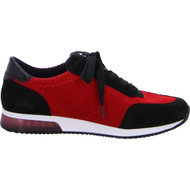 Red Ara Shoes Lissabon Women's Sneakers | ARA824UDG