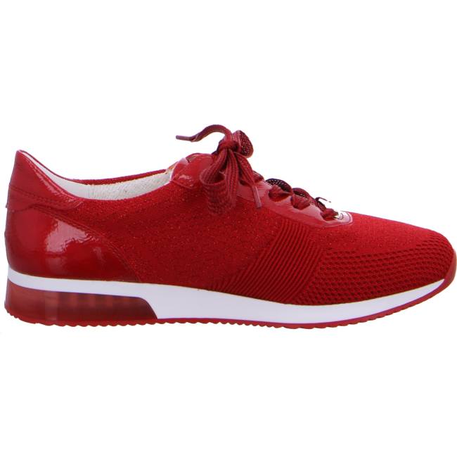 Red Ara Shoes Lissabon-metallic Women's Sneakers | ARA694WEV