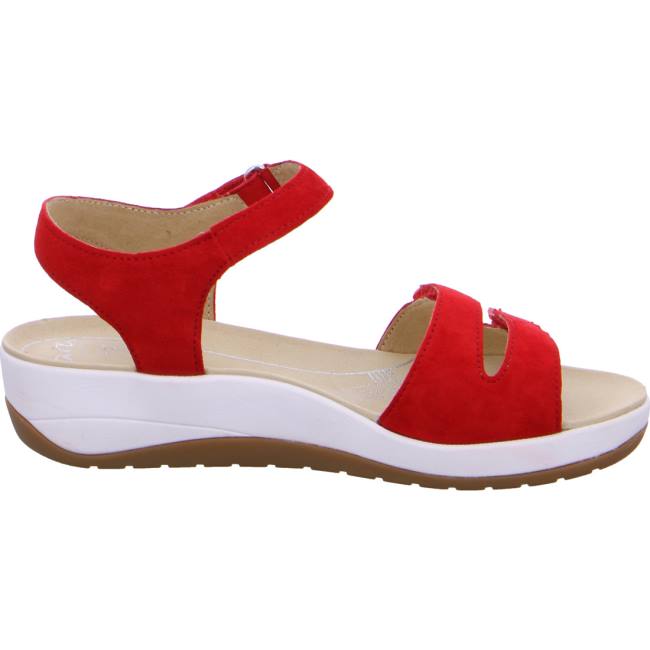 Red Ara Shoes Napoli Women's Sandals | ARA428GXY