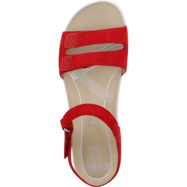 Red Ara Shoes Napoli Women's Sandals | ARA428GXY