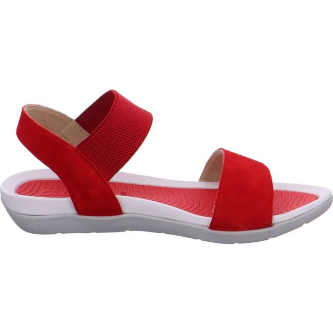 Red Ara Shoes Nepal Women's Sandals | ARA763QLX