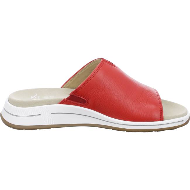 Red Ara Shoes Osaka Flame Women's Mules | ARA972EQB