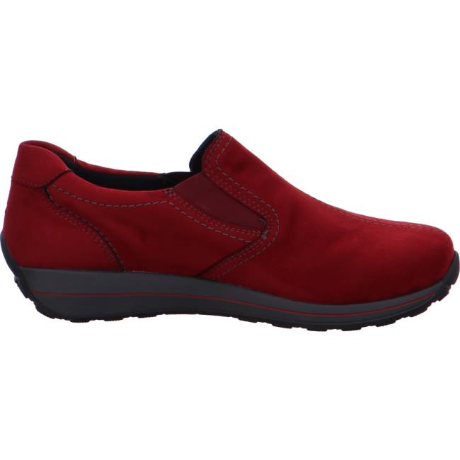 Red Ara Shoes Osaka Women's Loafers | ARA471VQO