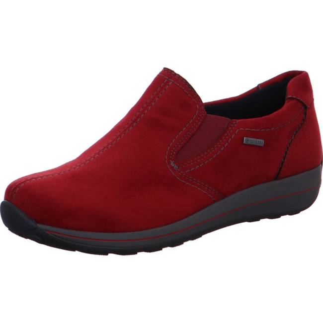 Red Ara Shoes Osaka Women\'s Loafers | ARA471VQO