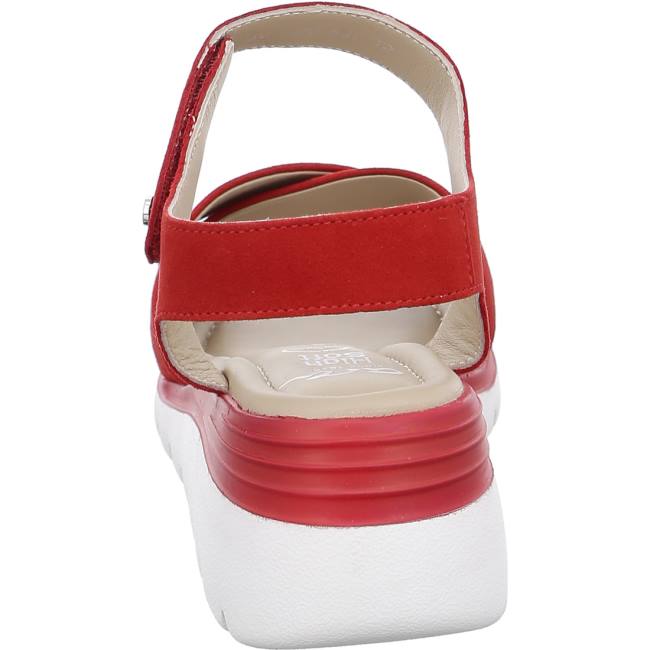 Red Ara Shoes Rimini Women's Sandals | ARA973CMJ