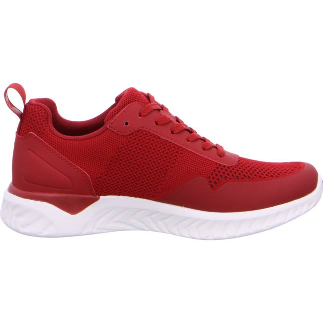 Red Ara Shoes San Diego Men's Sneakers | ARA512HNP