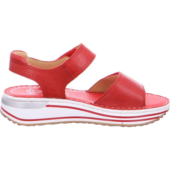 Red Ara Shoes Sapporo Women's Sandals | ARA730DXJ