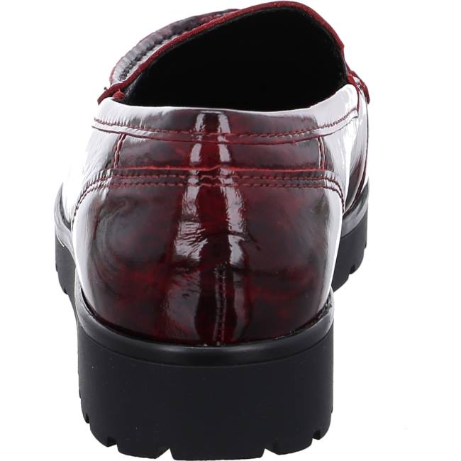 Red Ara Shoes Slip-ons Dallas Chianti Women's Loafers | ARA792TWX