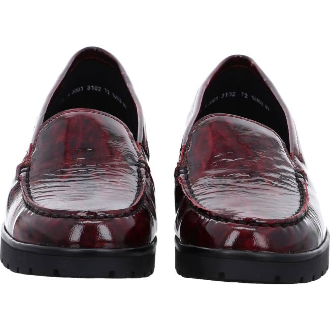 Red Ara Shoes Slip-ons Dallas Chianti Women's Loafers | ARA792TWX