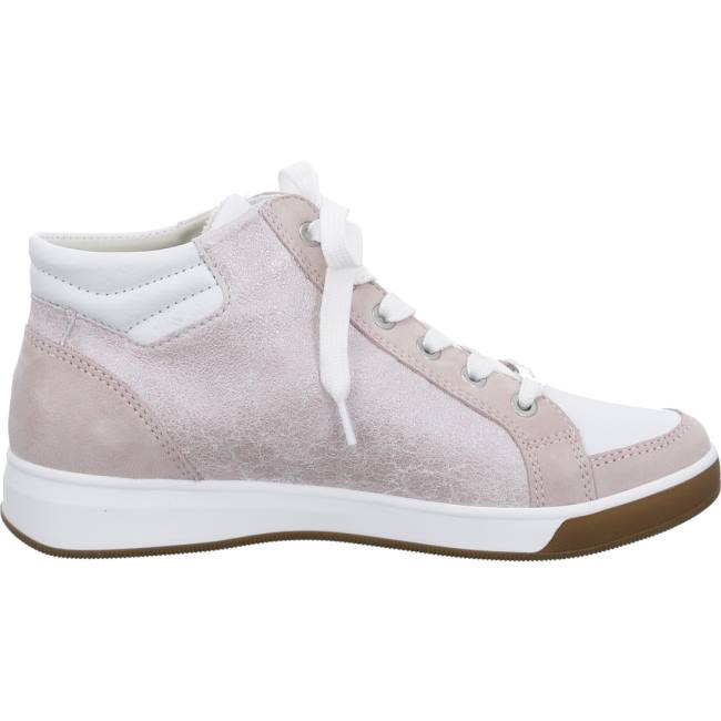 Rose Ara Shoes High Top Rom Women's Sneakers | ARA063FZB