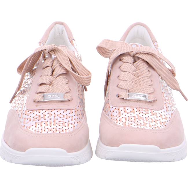 Rose Ara Shoes Lace-ups Neapel Powder Women's Sneakers | ARA564HOL