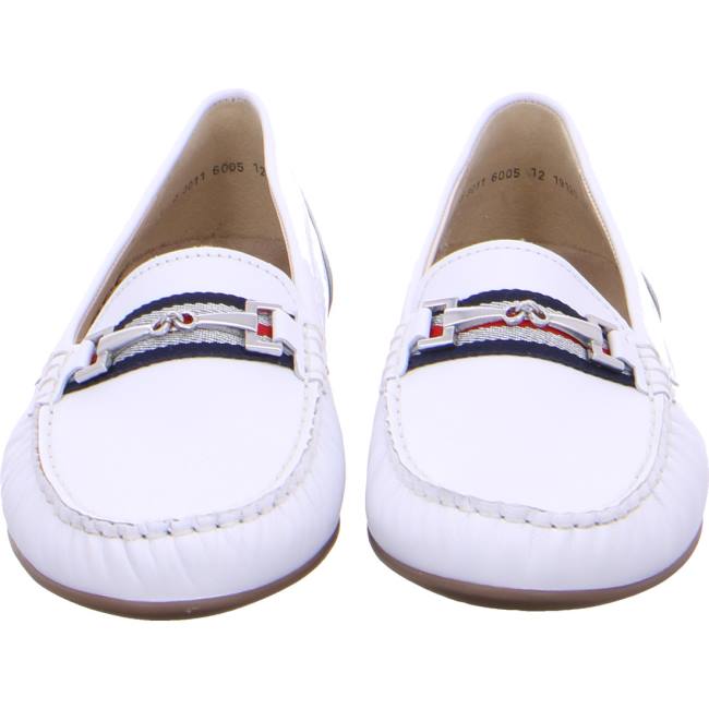 White Ara Shoes Alabama Women's Loafers | ARA068WSH