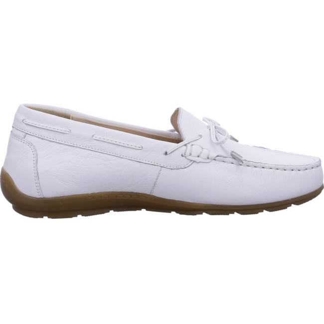 White Ara Shoes Alabama Women's Loafers | ARA751WOA