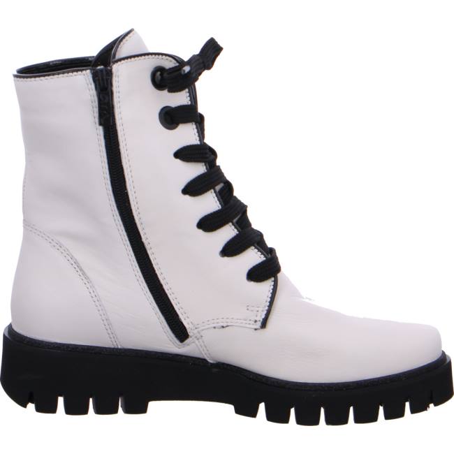 White Ara Shoes Ankle Jackson Women's Boots | ARA524CUF