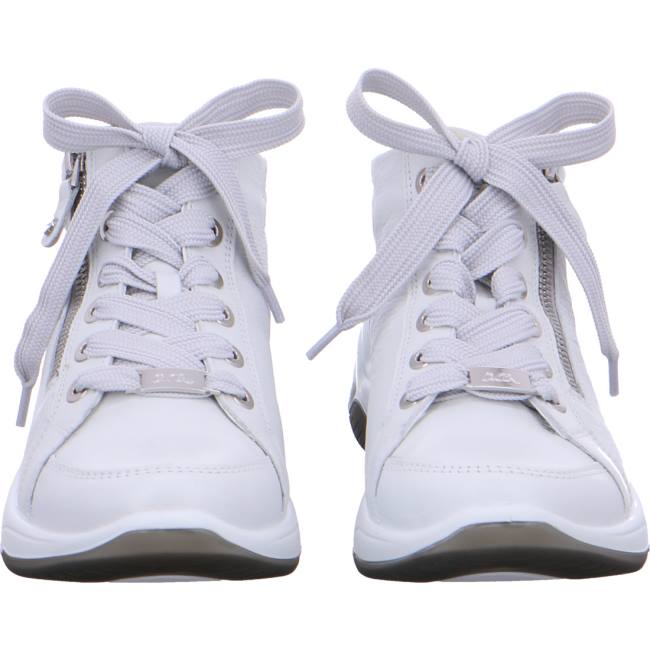 White Ara Shoes Ankle Miami Nebbia Women's Lace Up Shoes | ARA584CET