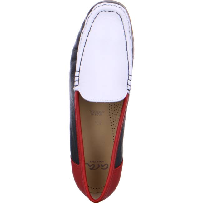 White Ara Shoes Atlanta Women's Loafers | ARA047SDP