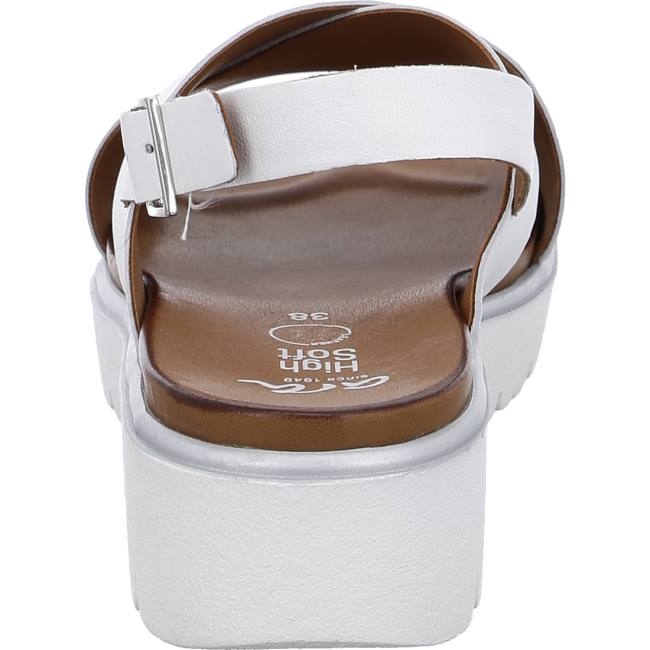 White Ara Shoes Bilbao Women's Sandals | ARA089KLA