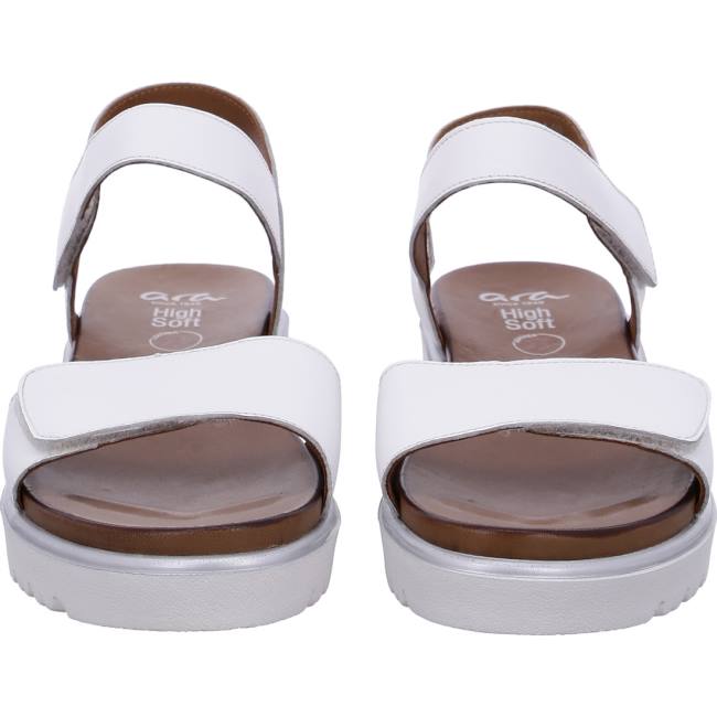 White Ara Shoes Bilbao Women's Sandals | ARA384KYD