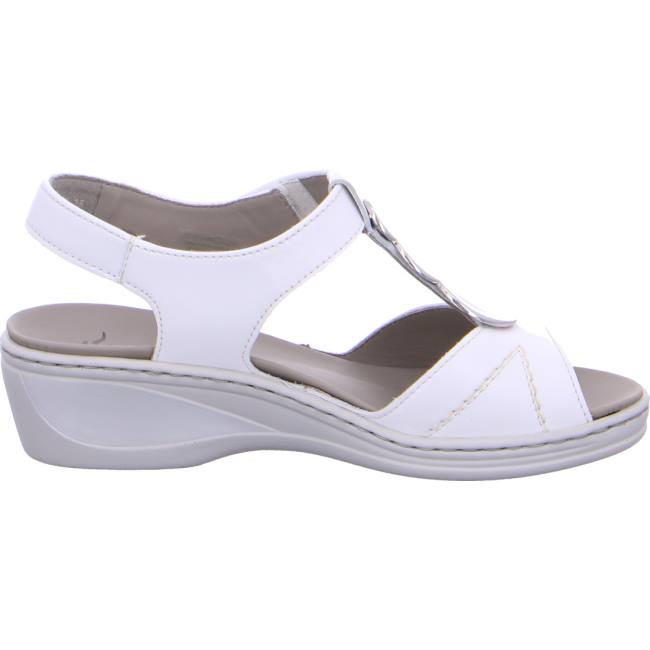 White Ara Shoes Colmar Women's Sandals | ARA048EJH