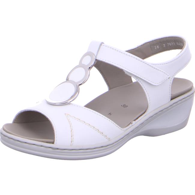 White Ara Shoes Colmar Women\'s Sandals | ARA048EJH