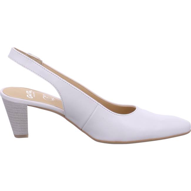 White Ara Shoes Courts Padua Women's Pumps | ARA345WKG