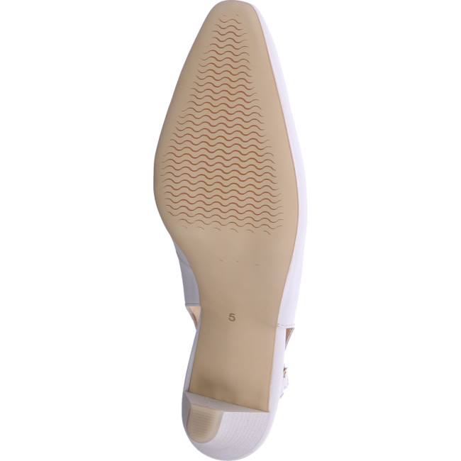 White Ara Shoes Courts Padua Women's Pumps | ARA345WKG