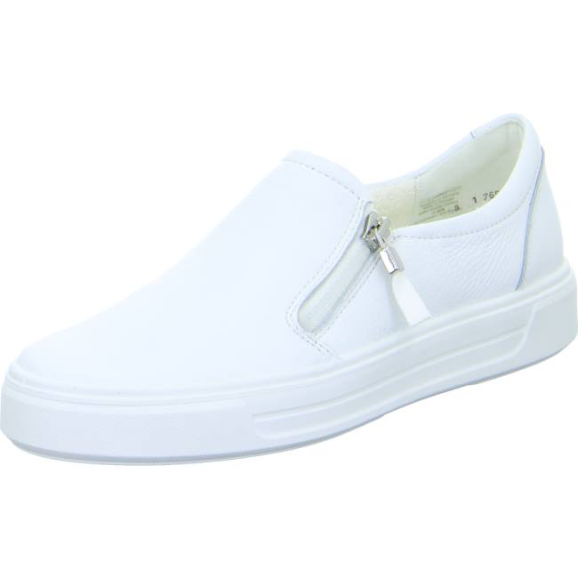 White Ara Shoes Courtyard Women\'s Loafers | ARA593NBS