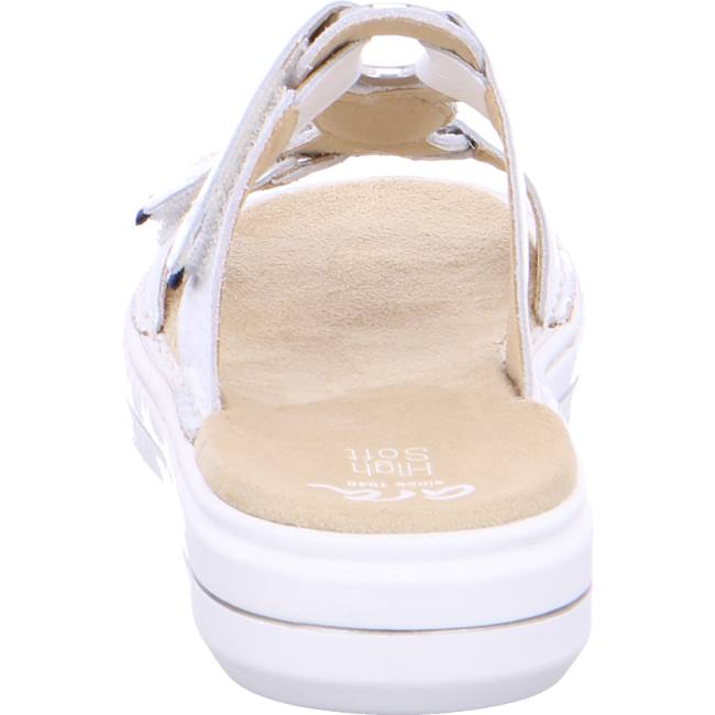 White Ara Shoes Courtyard Women's Mules | ARA329JRF