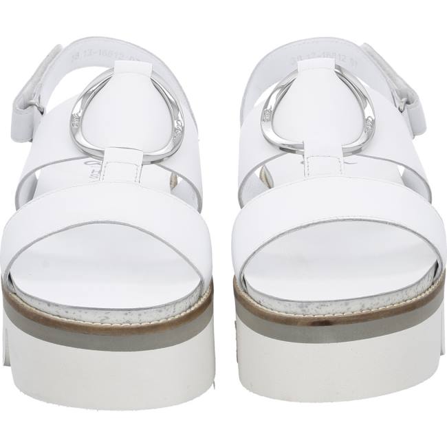 White Ara Shoes Florenz Women's Sandals | ARA427YVD