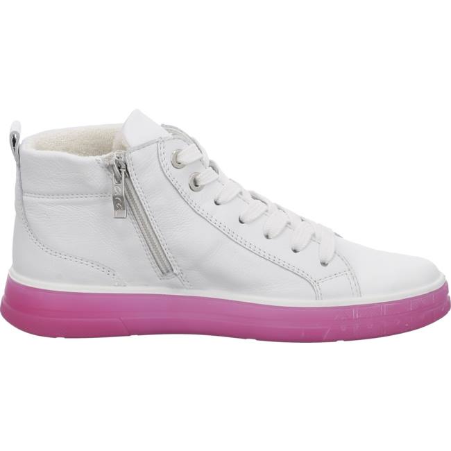 White Ara Shoes Frisco-pink Women's Sneakers | ARA425ZPD