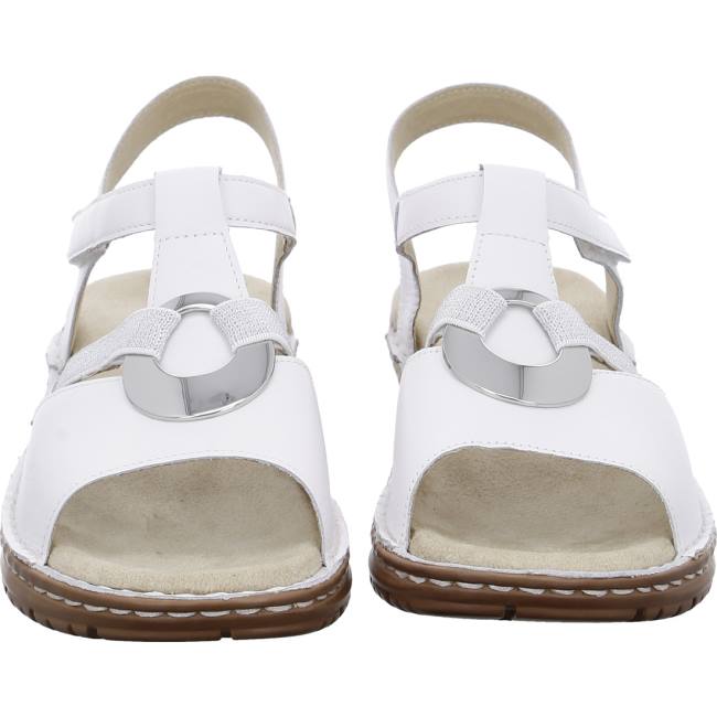 White Ara Shoes Hawaii Women's Sandals | ARA793MFV